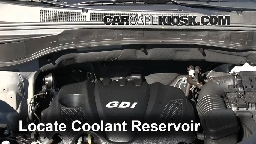 2013 Hyundai Santa Fe Sport 2.4L 4 Cyl. Coolant (Antifreeze) Flush Coolant